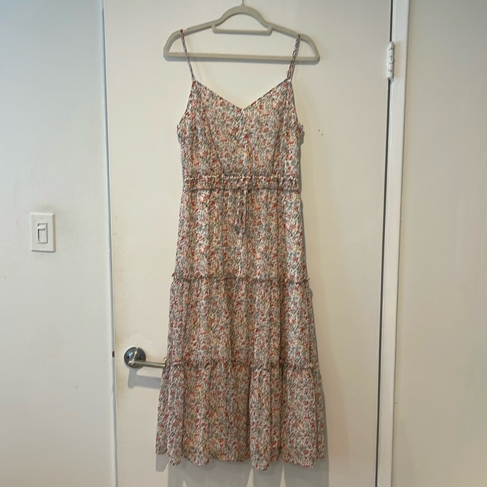 Lulu’s Floral Patterned Tiered Dress